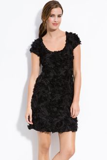 Karen Kane Rosette Dress - Lyst