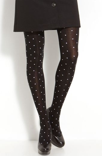 Kate Spade Scattered Dot Tights - Lyst