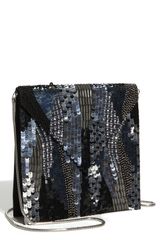 French Connection Scale Scene Envelope Clutch