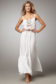 Mara Hoffman Embroidered Maxi Dress - Lyst