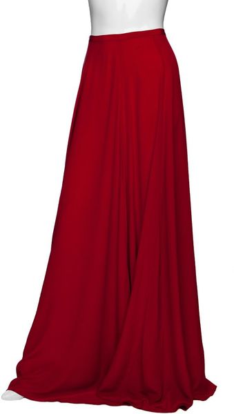 Mason By Michelle Mason Preorder Maxi Skirt: Red in Red - Lyst