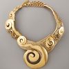 Oscar De La Renta Swirl Collar Necklace in Gold - Lyst