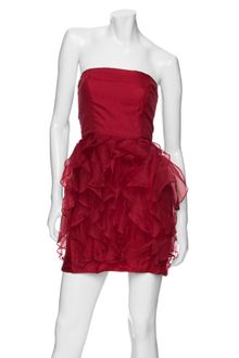 Rachel Zoe Strapless Silk Organza Dress - Lyst