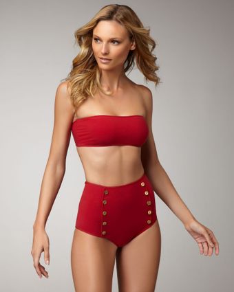 Yves Saint Laurent High-waist Bandeau Two-piece - Lyst