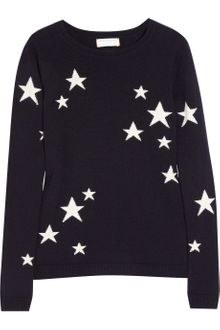 Chinti And Parker Star Intarsia Cashmere Sweater - Lyst