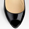Christian Louboutin Patent Leather Peep Toe Platform Pumps in Black - Lyst