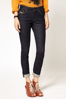 Diesel Rinse Wash Hivy High Waisted Skinny Jean - Lyst