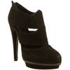 Fendi Black Suede Cutout Platform Booties in Black - Lyst