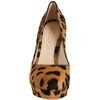 Prada Honey Leopard Print Calf Hair Platform Pumps in Animal (honey) - Lyst
