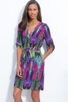 Presley Skye Print Silk Crêpe De Chine Dress - Lyst