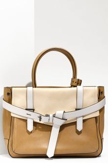 Reed Krakoff Boxer Tri-color Leather Satchel - Lyst