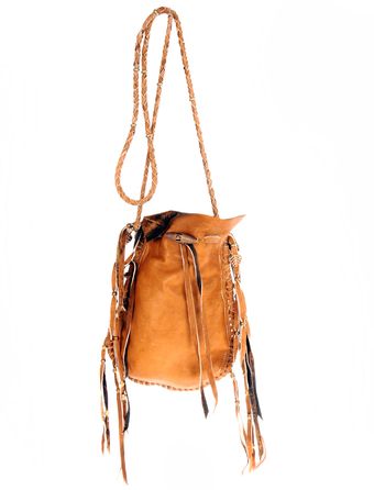 Vanessa Mooney Fringe Medicine Bag - Brown - Lyst
