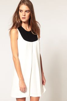 ASOS Collection Asos Shift Dress in Monochrome - Lyst
