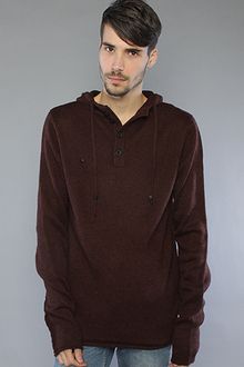 Kr3w The Marshall Hooded Sweater in Burg - Lyst