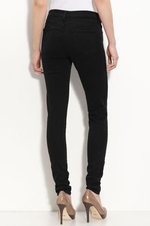 Blue Essence Colored Denim Skinny Jeans - Lyst