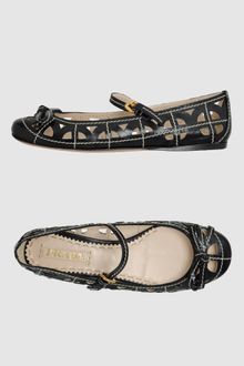 Prada Ballet Flats - Lyst