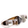Badgley Mischka Julia  White Satin in White - Lyst