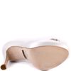 Badgley Mischka Julia  White Satin in White - Lyst