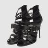 Balmain Highheeled Sandals in Black - Lyst
