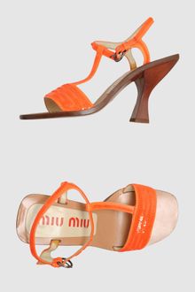 Miu Miu  High-heeled Sandals - Lyst