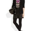 Mulberry Appliquéd Striped Modal Tank in Black - Lyst