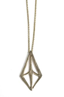 Low Luv X Erin Wasson Spearhead Necklace - Yellow Gold - Lyst