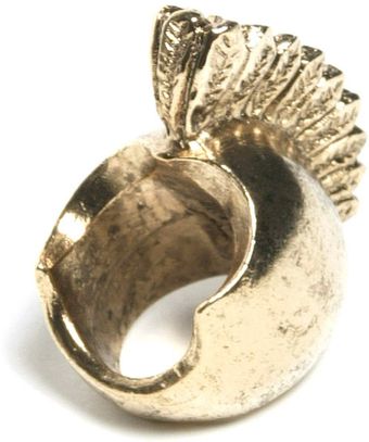 Low Luv X Erin Wasson Warrior Ring - Yellow Gold - Lyst