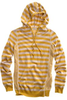 Madewell Striped Sweaterknit Hoodie - Lyst