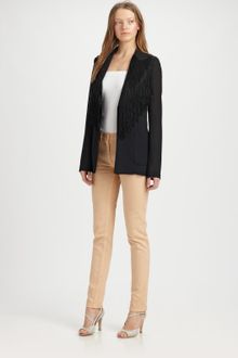 Maison Martin Margiela Fringe Collar Jacket - Lyst
