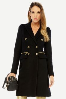 Michael Kors Long Military Trench - Lyst