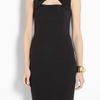 Moschino Cheap & Chic Black Crepe Bow Neck Pencil Dress in Black - Lyst