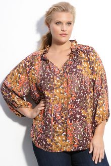Sejour Silk Peasant Blouse - Lyst