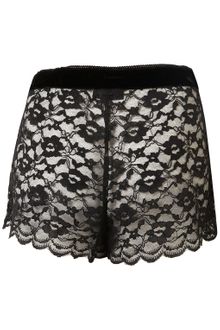 Topshop Lace Shorts - Lyst