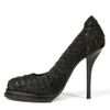 Alexander Wang Aida Textured Pump in Black - Lyst