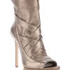 Camilla Skovgaard Metallic Boot in Gold (bronze) - Lyst