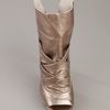Camilla Skovgaard Metallic Boot in Gold (bronze) - Lyst