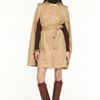 Diane Von Furstenberg Morrine Cape in Beige (bamboo) - Lyst
