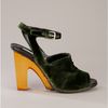 Dries Van Noten Textured Pump in Green - Lyst