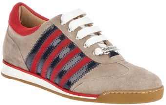 DSquared2 Striped Trainer - Lyst