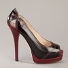 Fendi Leather Pump in Brown - Lyst