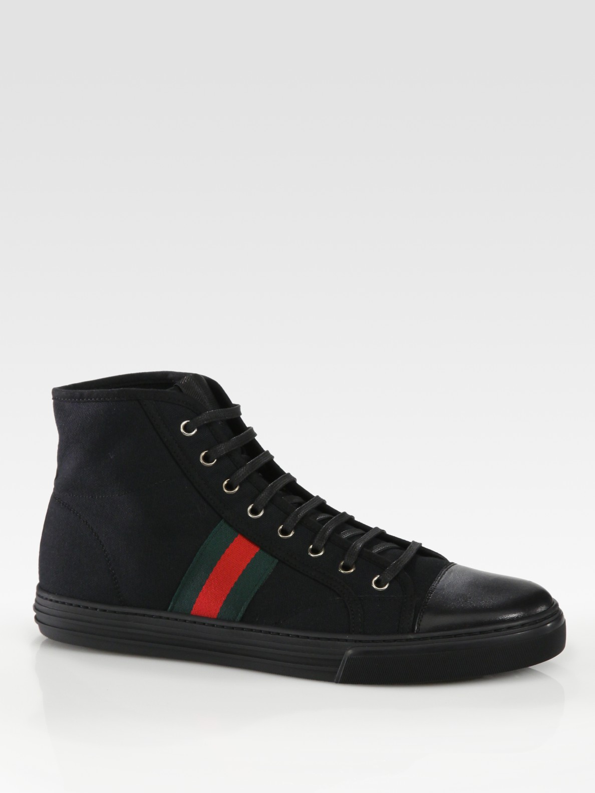 Gucci High-top Sneaker in Black for Men | Lyst
