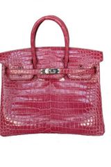 Hermes Fuchsia Porosus Crocodile Birkin
