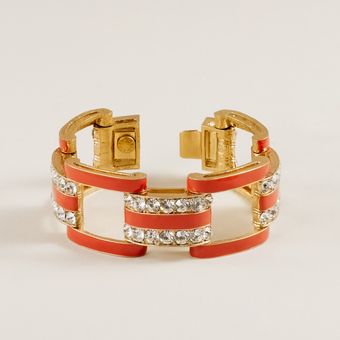 J.Crew Crystal Dot Hand-enameled Bracelet - Lyst
