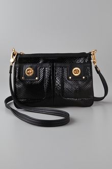 Marc By Marc Jacobs Turnlock Python Shine Percy Bag - Lyst