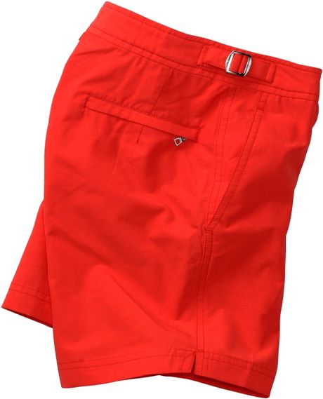 Orlebar Brown Bulldog in Red for Men - Lyst