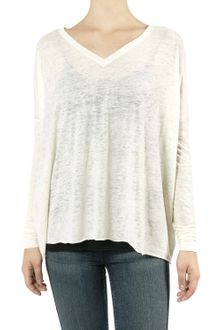 Rag & Bone Oversized Tee - Ivory - Lyst