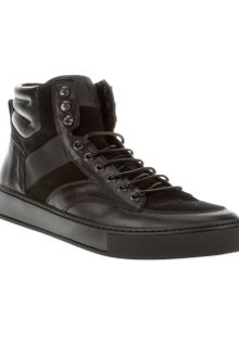Yves Saint Laurent Leather High-top Sneaker - Lyst