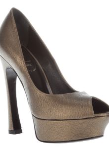 Yves Saint Laurent Peep-toe Platform Pump - Lyst