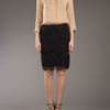 Balenciaga Lace Vintage Skirt in Black - Lyst