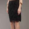 Balenciaga Lace Vintage Skirt in Black - Lyst